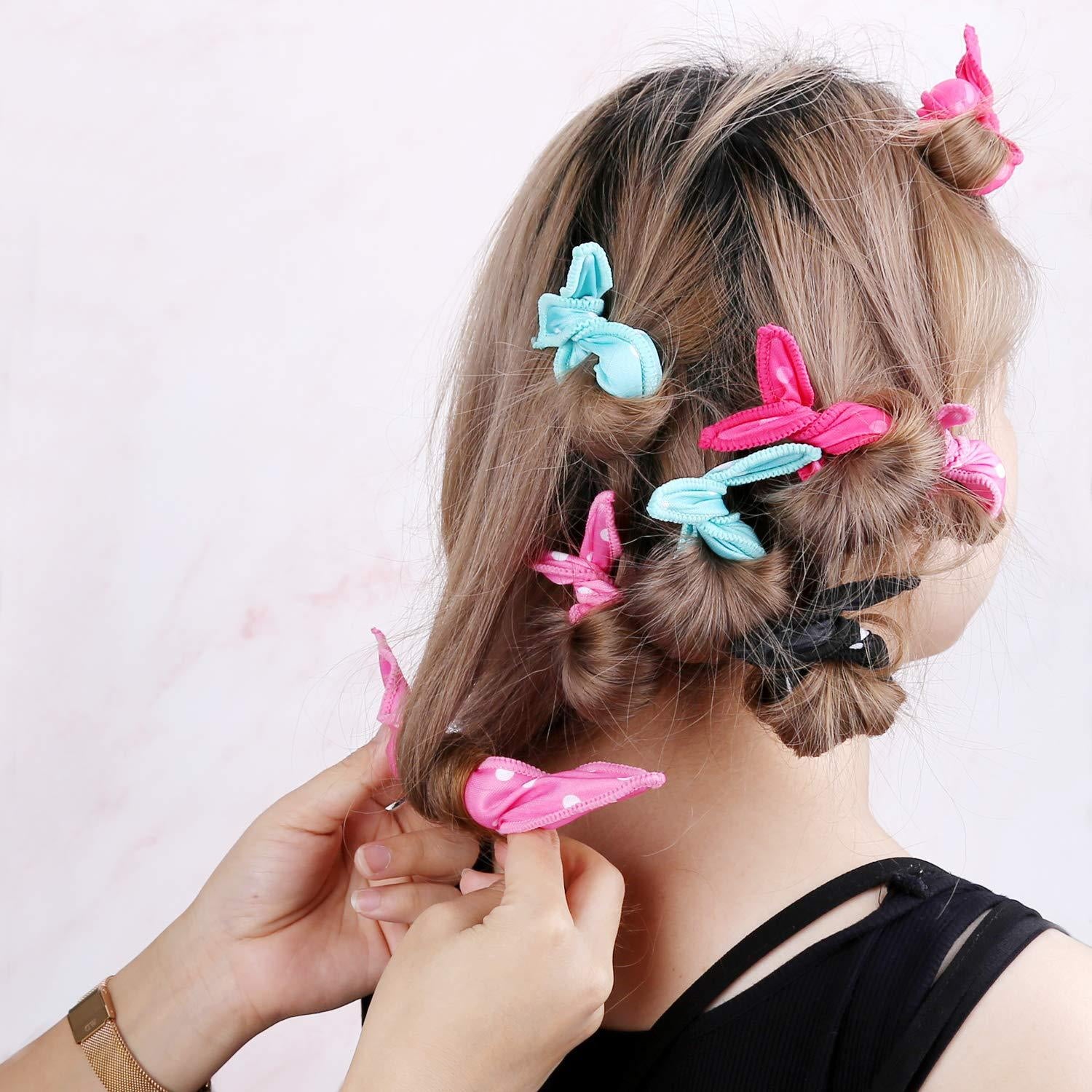24Pcs Rollers Night Sleep Foam Curler Rollers Flexible Soft Pillow Rollers Sponge Styling Rollers Tools - Image 6