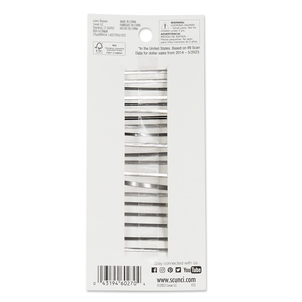 Pack Bobby Pins, Gold, 20 Count - Image 5