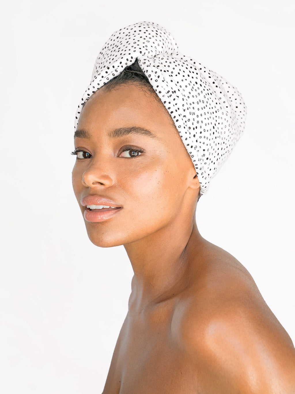 Super Absorbent Microfiber Hair Towel Wrap, Micro Dot, 1 Count - Image 6