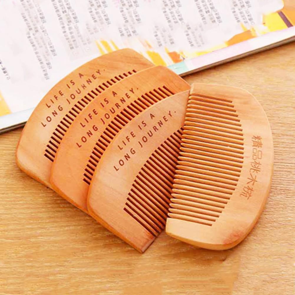 en Comb Anti-Static Beard Tren Hair Engraved Natural - Image 6