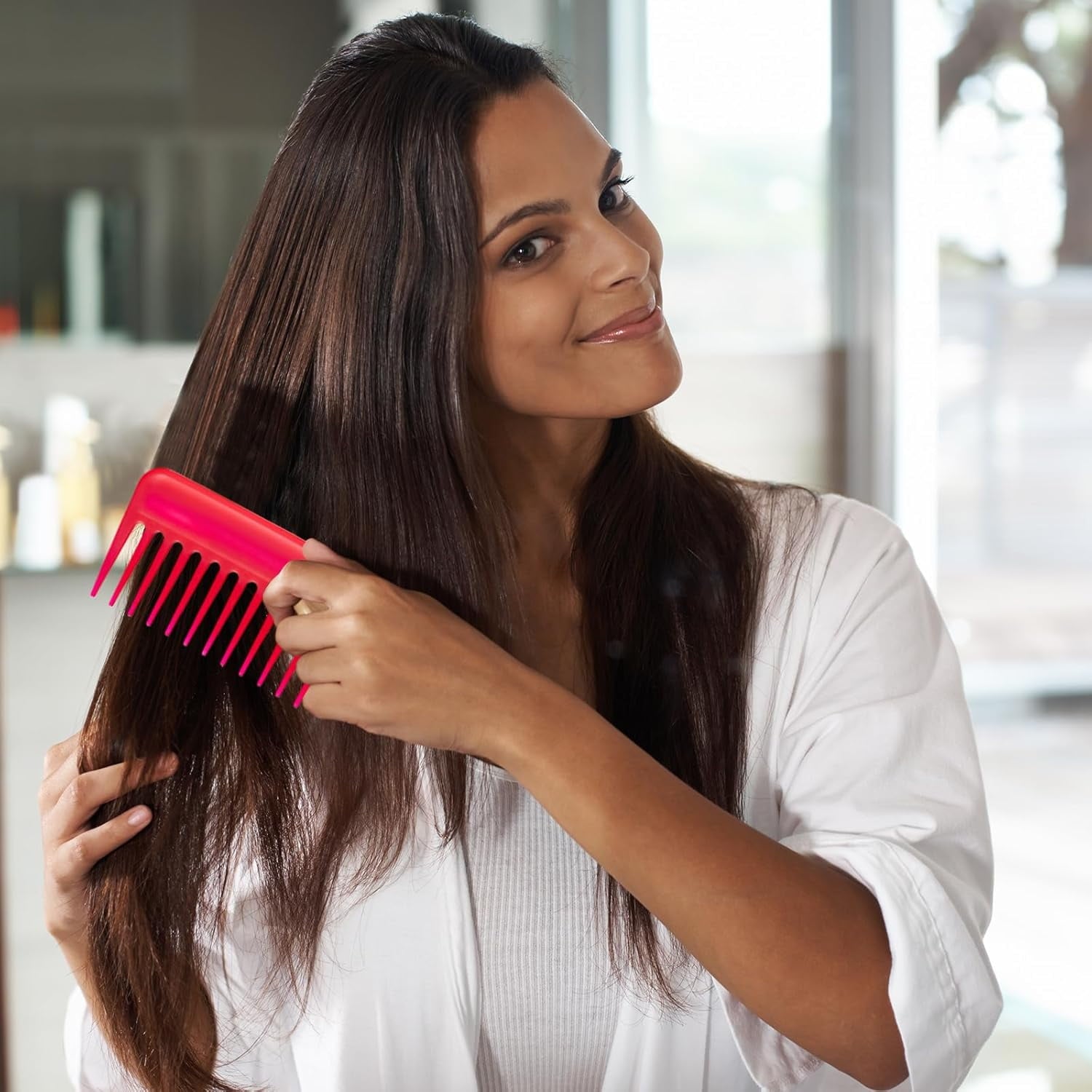 6 Pcs Small Combs for Hair, Small Mini Wide Tooth Comb, 4.3 Inches Mini Comb, Travel Detangling Comb, Pocket Combs, Shower Wet Portable Comb - Image 6