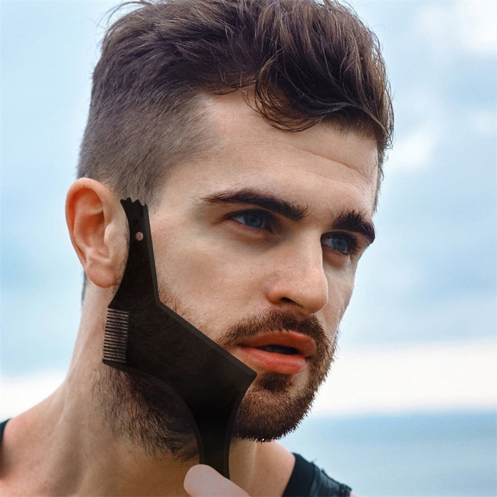 Template Tool for Men with Transparent Design and Precision Grooming Kit - Image 3