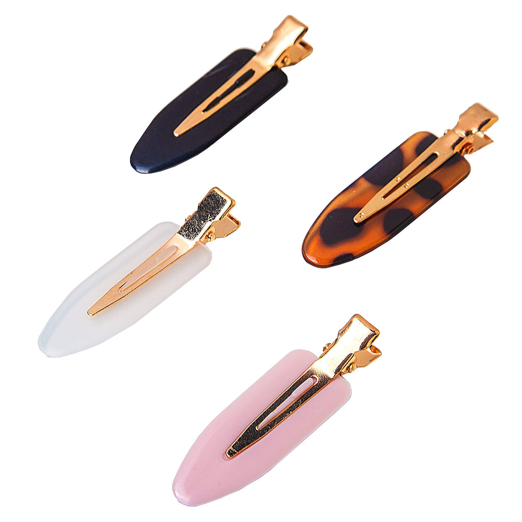 NonSlip Creaseless Hair Clips, NoDent Styling Clips for Makeup, HeatFree Hair Styling & Sectioning, 8 Count - Image 3