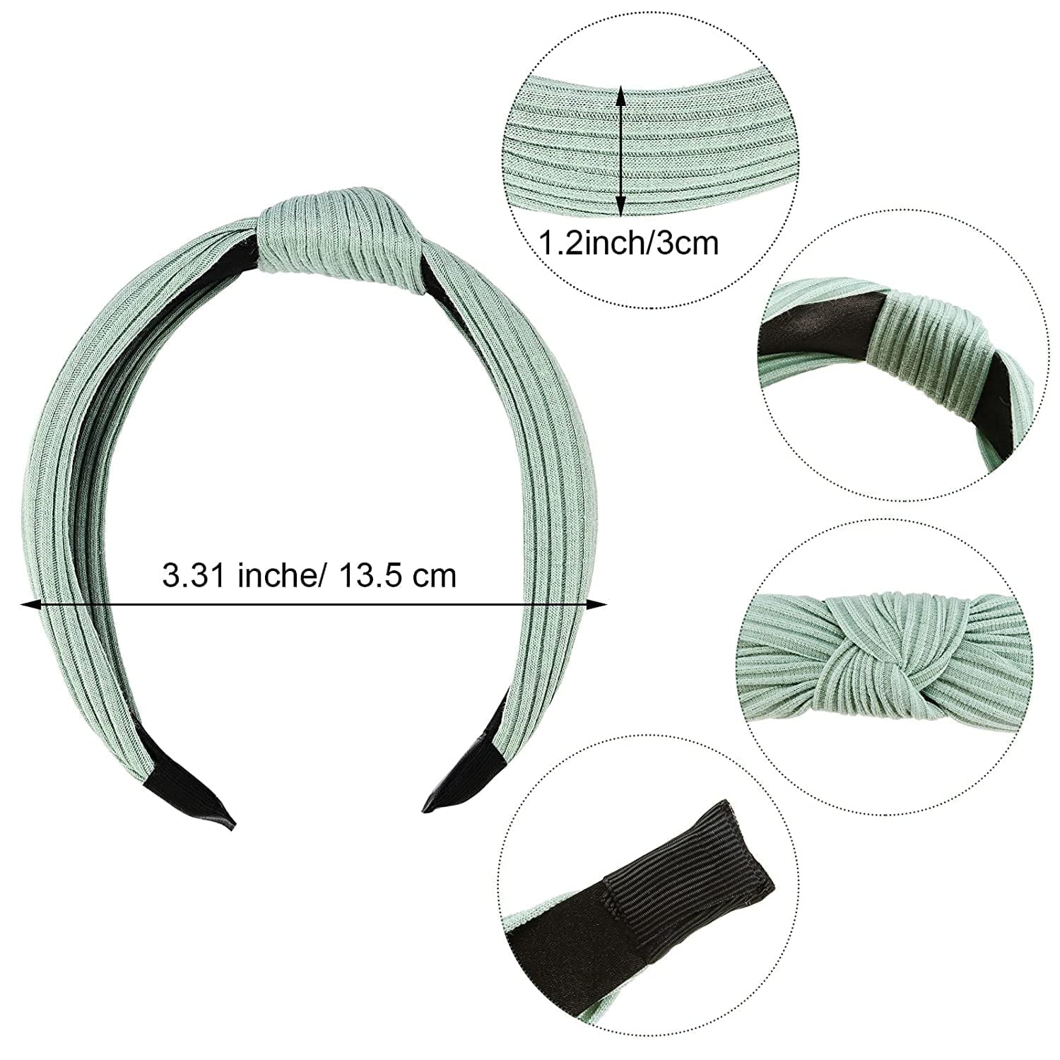 8 Headbands, Headbands in 8 Colors, Elastic Headbands for Women - Image 5