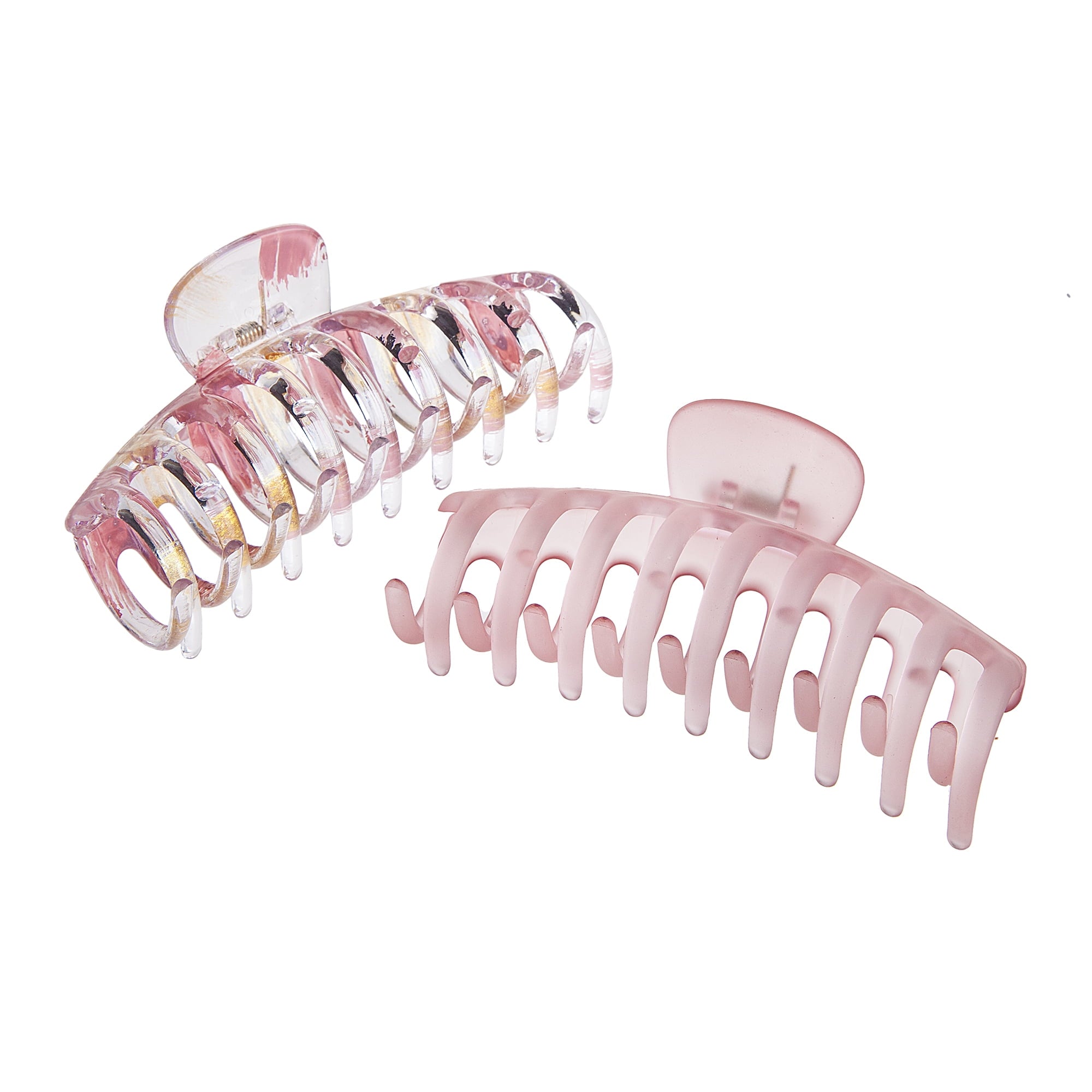 Claw Clips, Multicolor & Peach Painted, 2 Ct - Image 2