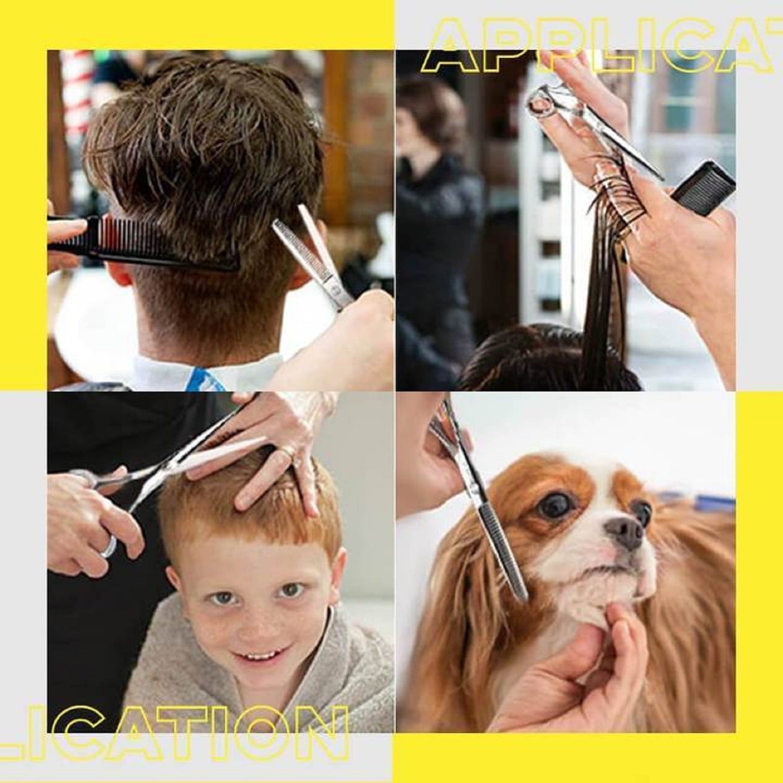 Thinning Shears, Stainless Steel Trimming Kit for Home and Professional Use, Ergonomic Comfortable PP Handle, Durable... - Image 6
