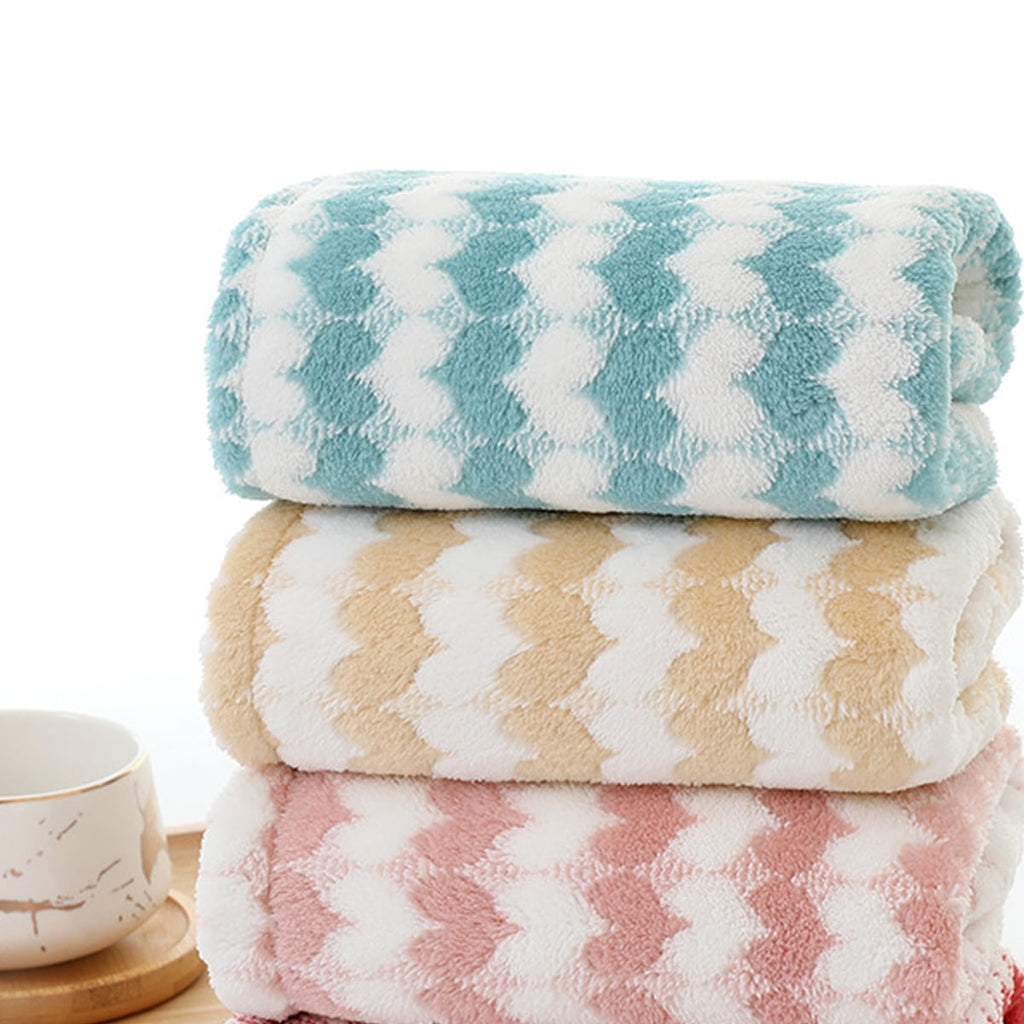 Hair Towel Wrap Quick Dry 100% Cotton Super Absorbent Turban Head Wrap for Women with Button, Non Microfiber Anti Frizz Hair Products, Hair - Image 6
