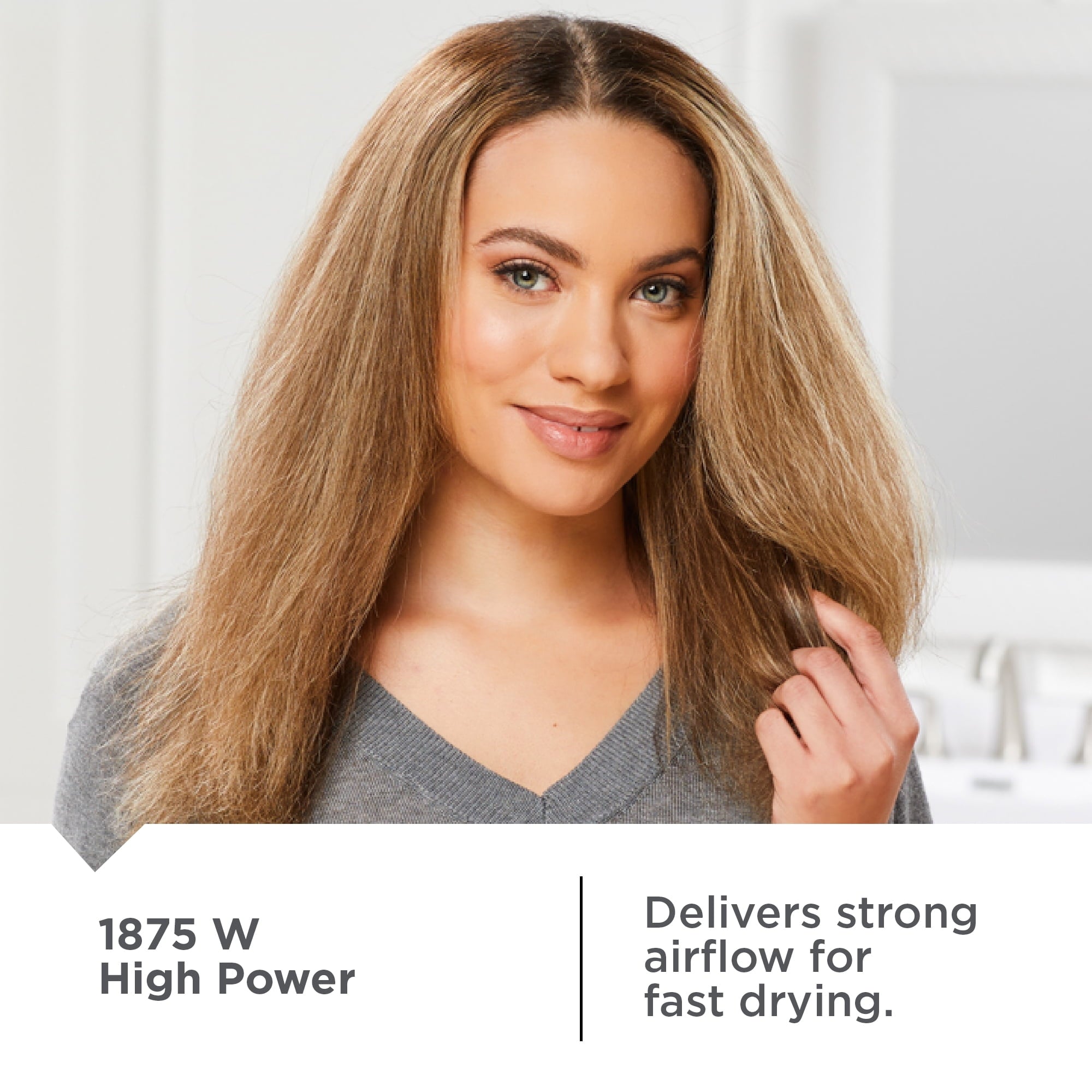 Pro Wet2Style Ceramic Ionic Hair Dryer with 4 Attachments, Purple - Image 5