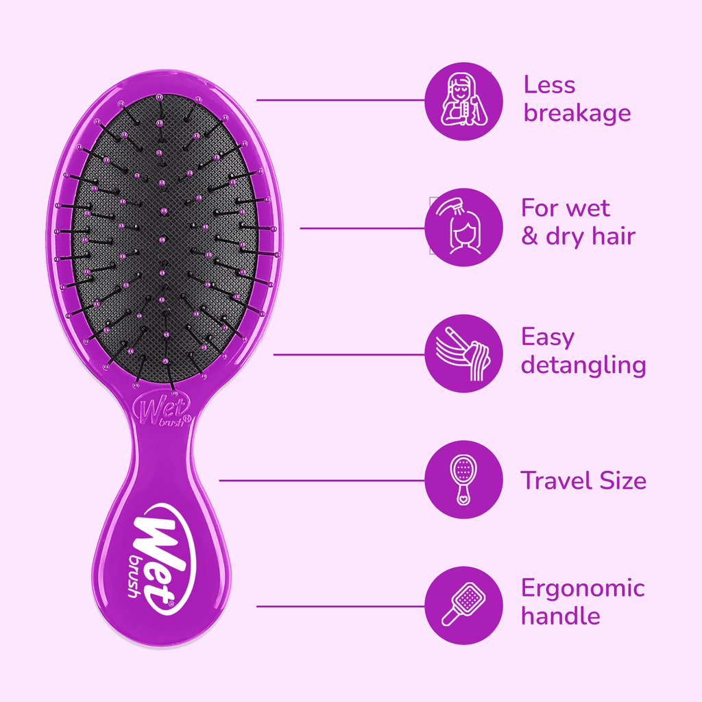 Mini Detangler - Purple - On-the-Go Detangling - Image 4