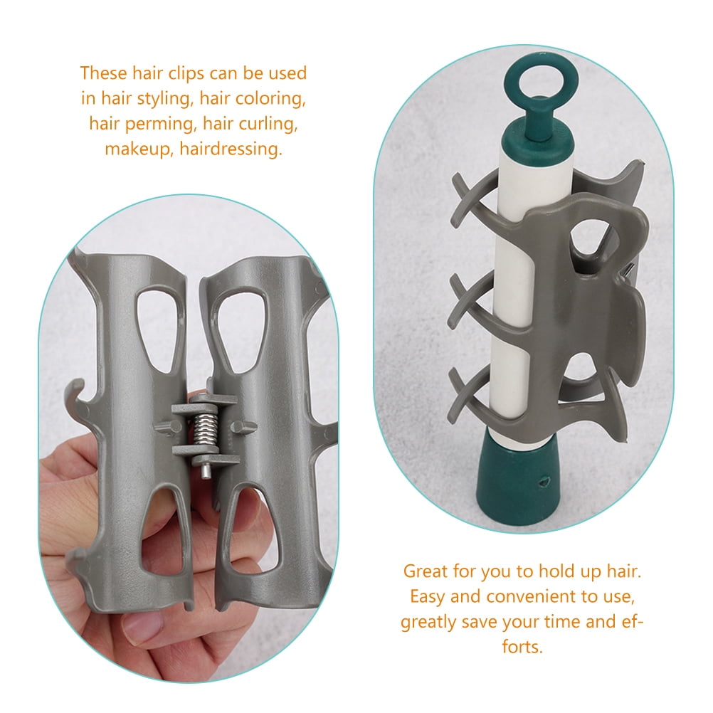6-Pack Hot Roller Hair Clips for Salon Styling and Sectioning, Professional Hair Styling Tools - Image 4