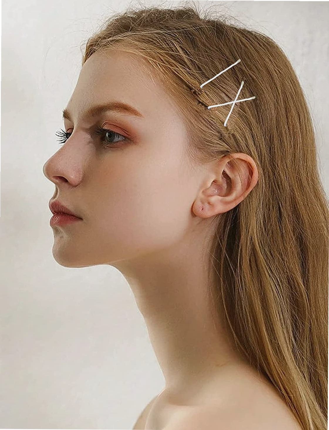 White Bobby Pins, 200Pcs White Hair Pins Waves Bobby Pins Hair Accessories for Women, White Gray Hair (2.2inch/5.5cm) - Image 4