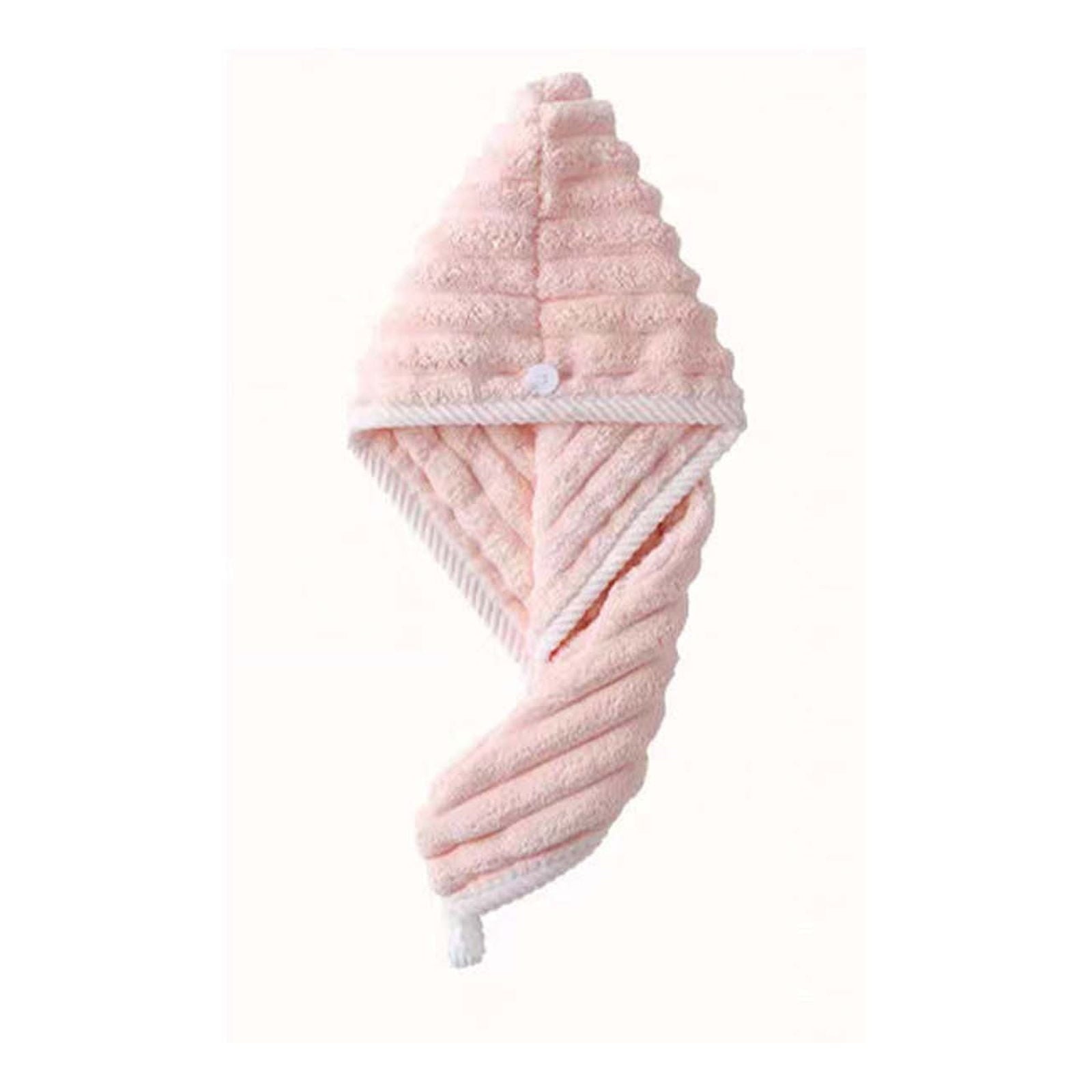 1 Pack Large Microfiber Hair Towel Wrap for Women, Thicken Super Absorbent Quick Dry Hair Turban for Drying Curly Lon... - Image 3