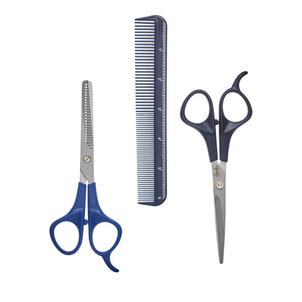 Goody New Style Kit, Hair Cutting Shears Thinning Shears And Comb, 3 Pieces - Image 2