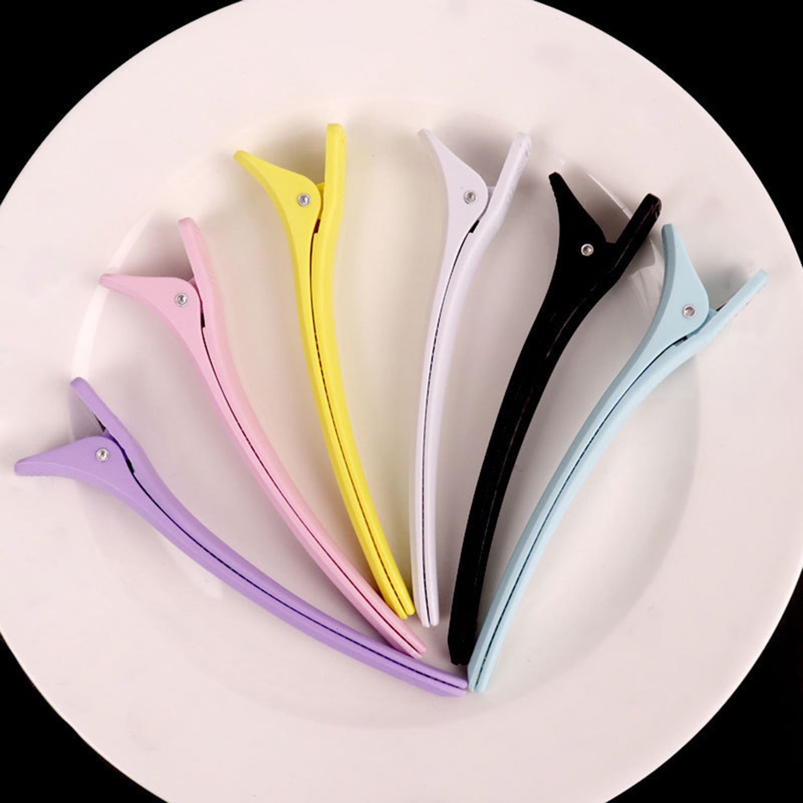 6 Pcs Beak Hair Clips Hairdresser Clips Duckbill Hair Clips Section Clips Hairdressing Supplies for Styling Cutting - Image 6