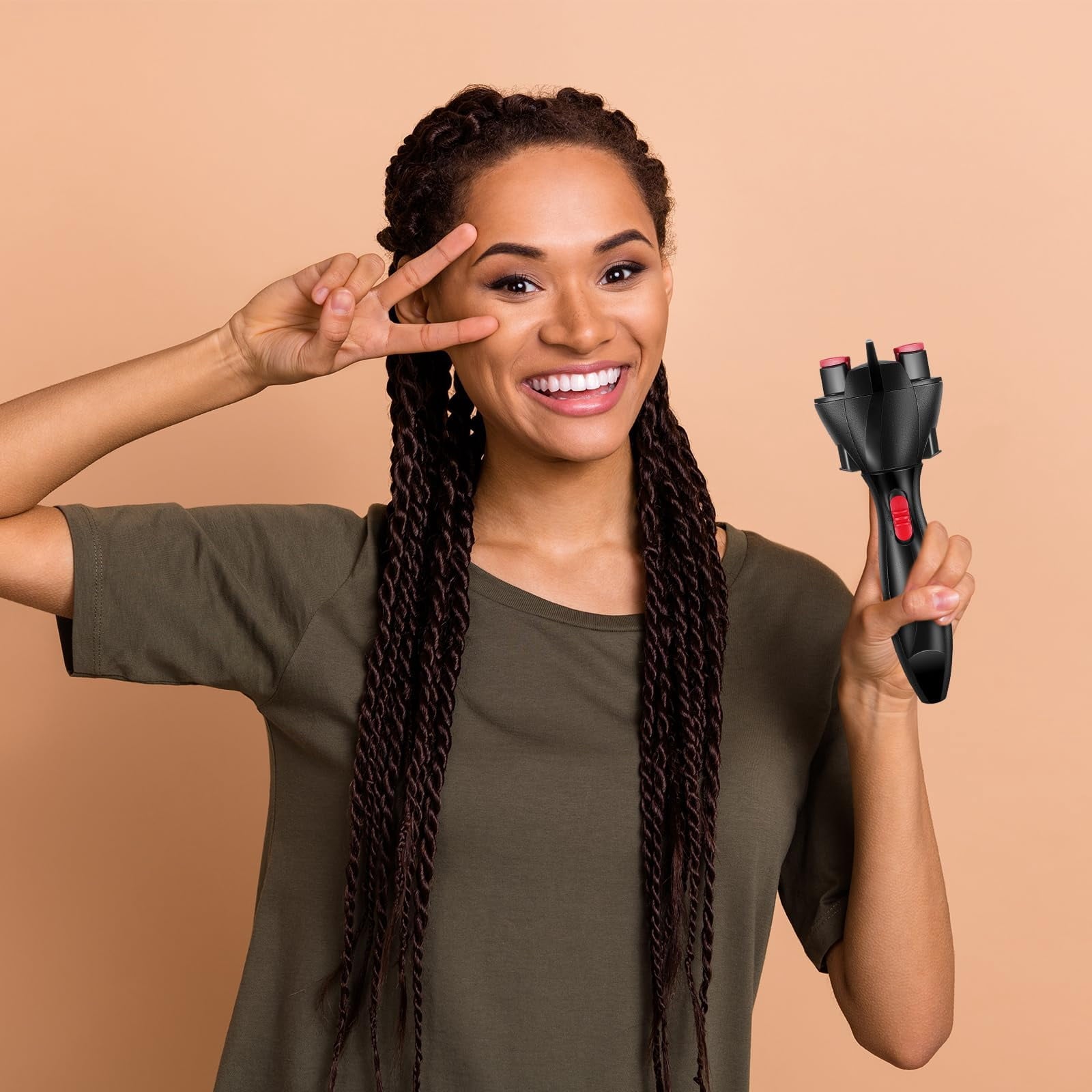 Auto Smart Styling Tools, Electric Quick Twister and Machine, Battery Powered for Tangling Styling - Image 6