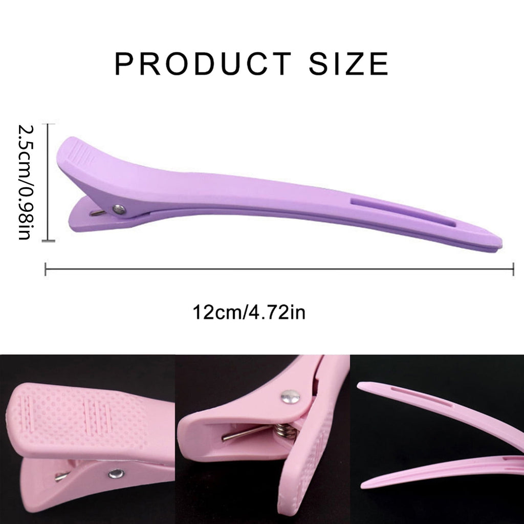 6 Pcs Beak Hair Clips Hairdresser Clips Duckbill Hair Clips Section Clips Hairdressing Supplies for Styling Cutting - Image 3