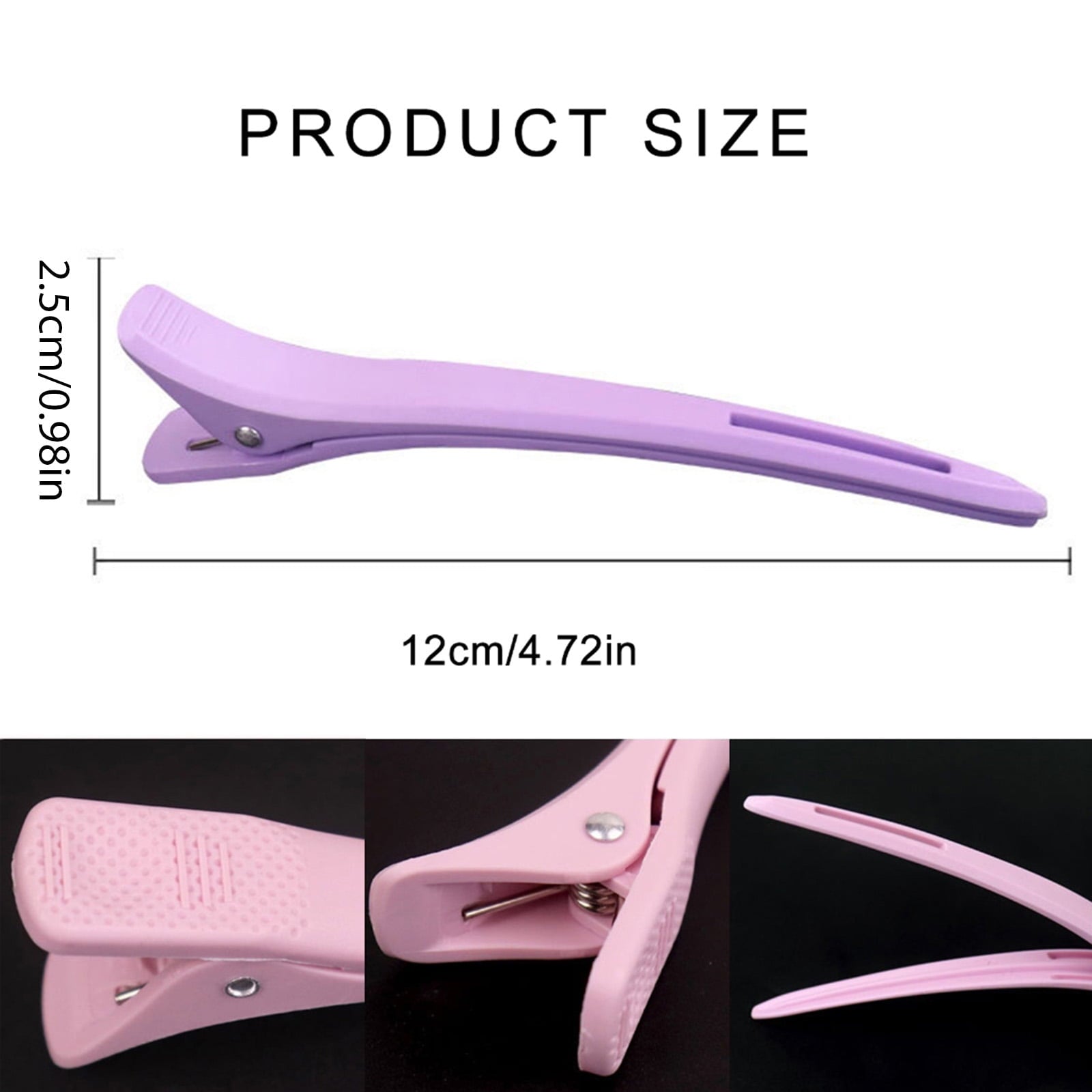 6 Pcs Beak Hair Clips Hairdresser Clips Duckbill Hair Clips Section Clips Hairdressing Supplies for Styling Cutting - Image 3