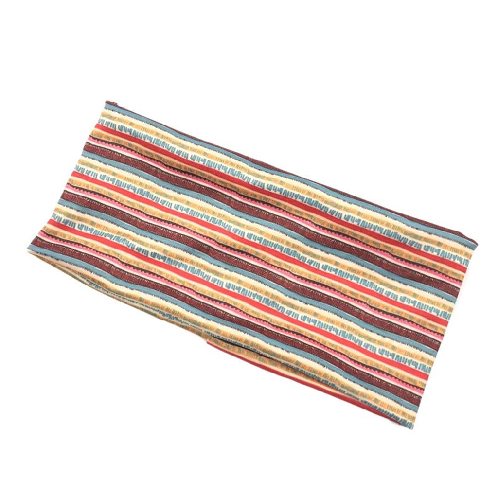 Pack of 4 Casewin Boho Headbands Wide Knotted Hair Bands Fashion Boho Stretchy Cotton Headband Motorcycle Hair Wraps ... - Image 3