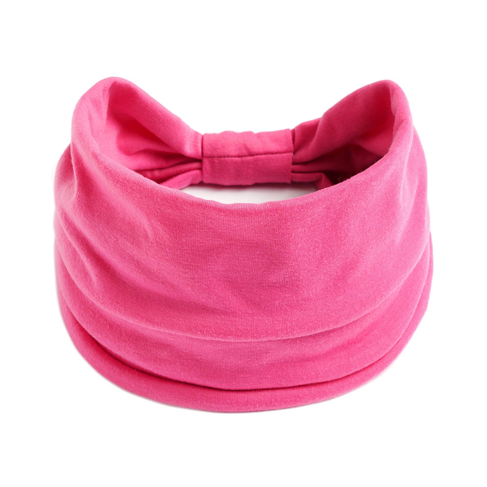 For Women，Soft Simple Headband For Girls And Teens Boho Bandeau Headband Knot Hair Scarf Boho Cotton Non-Slip For Wom... - Image 2