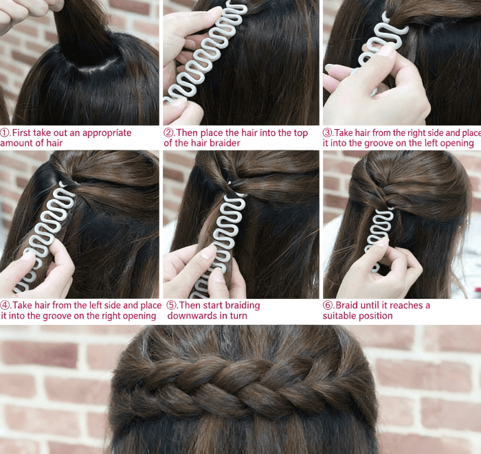 3Pcs Hair Tool Set, French ing Tool for Easy Hairstyles, Quick Hair er Styling Clip for Women Girls - Image 2