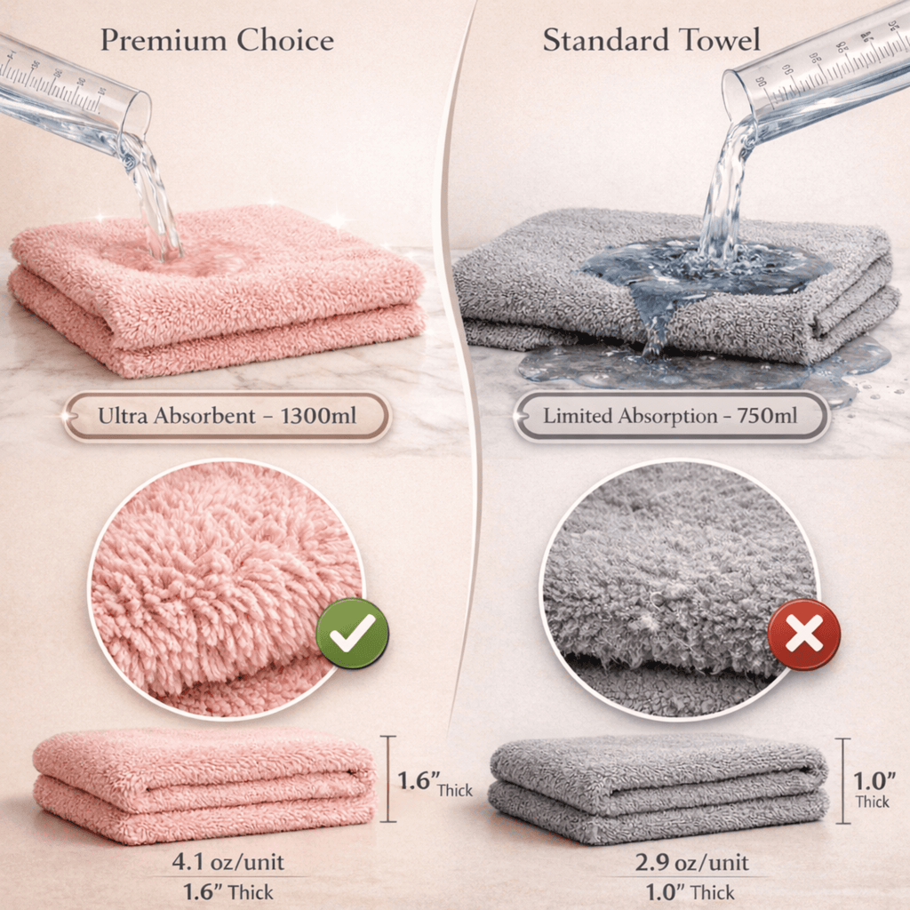3-Pack Microfiber Hair Turban Towels Women Quick Dry Twist Anti-Frizz Curly Long Hair by Towel Oasis - Image 5