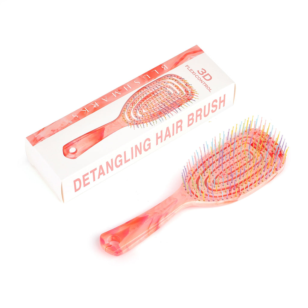 Hair Brush, Double Bristles Vented Brush for All Hair Types, Idea Gift - Image 2