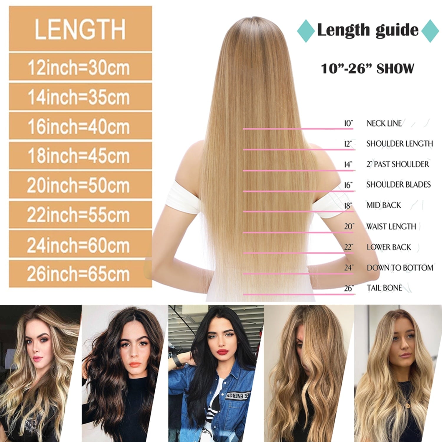 Benehair 100% Remy Human Hair Clip In Human Hair Extensions Full Head 8 Pcs Invisible Brown Hair Straight Smooth Hair Extensions US 8A Quali - Image 3