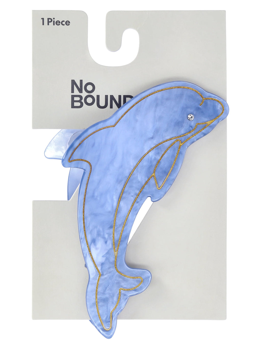 No Boundaries Dolphin Hair Claw Clip, Women's - Image 2