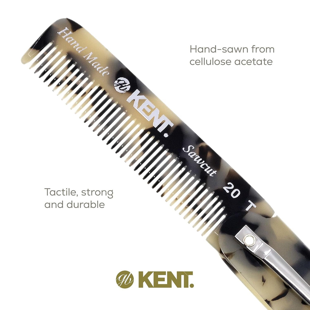 Folding Pocket Comb for Men, Fine Tooth Hair Comb Straightener for Everyday Grooming Styling Hair, Beard or Mustache,... - Image 6