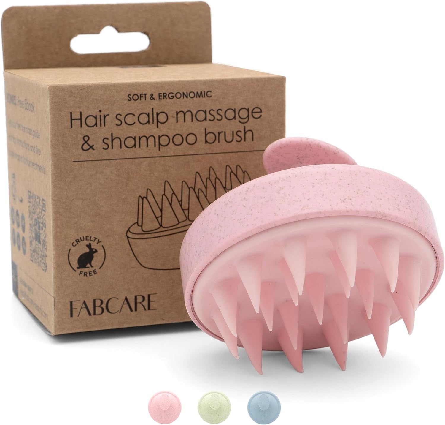 Scrubber and Brush for Dry and Wet . Silicone. Pink - Image 6