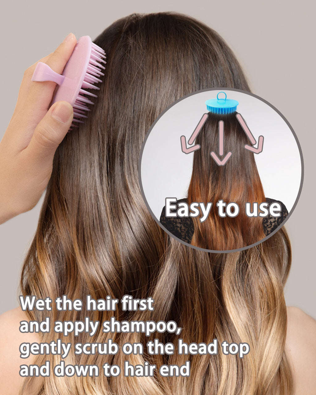 Hair Scalp Massager Shampoo Brush, 6 Pcs Scalp Brush Shower, Soft Scalp Scrubber for Dandruff, Scalp Exfoliator for Adults, Children and Pet - Image 4