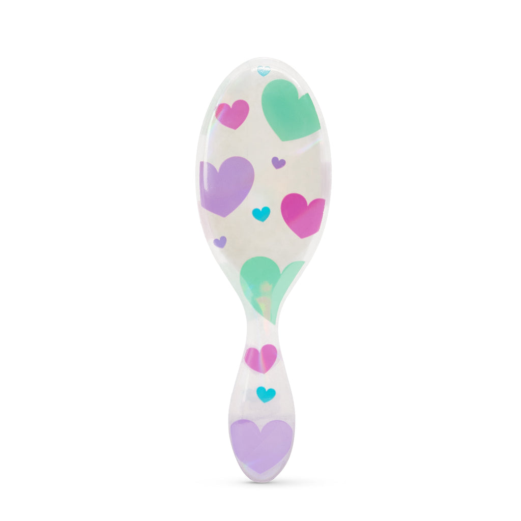 Wet Brush Original Detangler Hair Brush, Midi Size, Glitter Hearts Design, for Wet or Dry Hair - Image 4