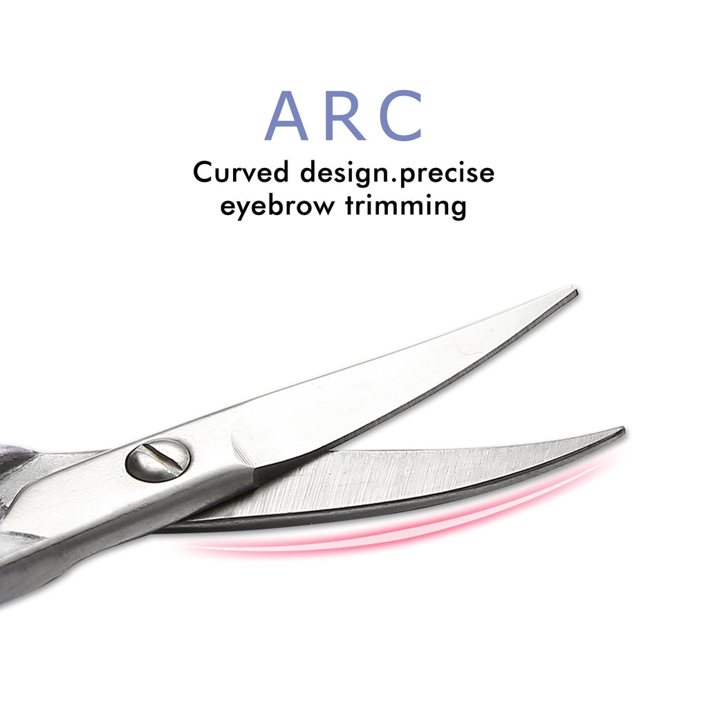 2 Pack Nail Scissors and Nose Hair Scissors, Small Curved Rounded Sharp Beauty Grooming Set - Image 6