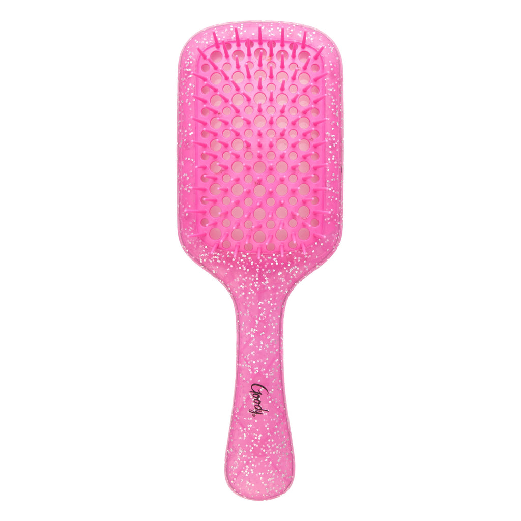 Goody Ouchless Vented Paddle Detangler Brush for All Hair Types, Pink, 1 Count - Image 2