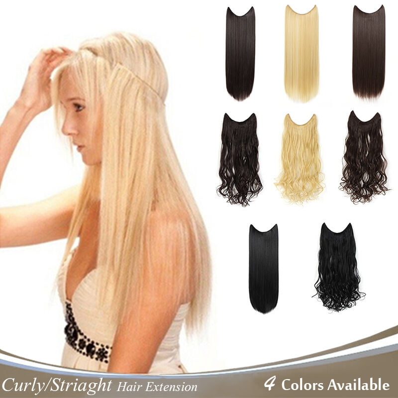 OneDor 20" Curly Transparent Wire Hair Extensions (27H613) - Image 4