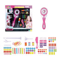 for Kids – Quick 5-Minute style Creator – Easy-to-Use Braiding Tool for & Fashionable Looks, Child-Safe Design,Pink