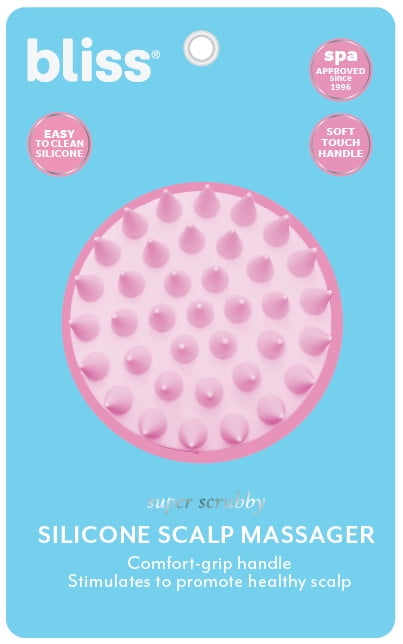 Silicone Scalp Massager for Relaxation and Deep Cleansing - Pink