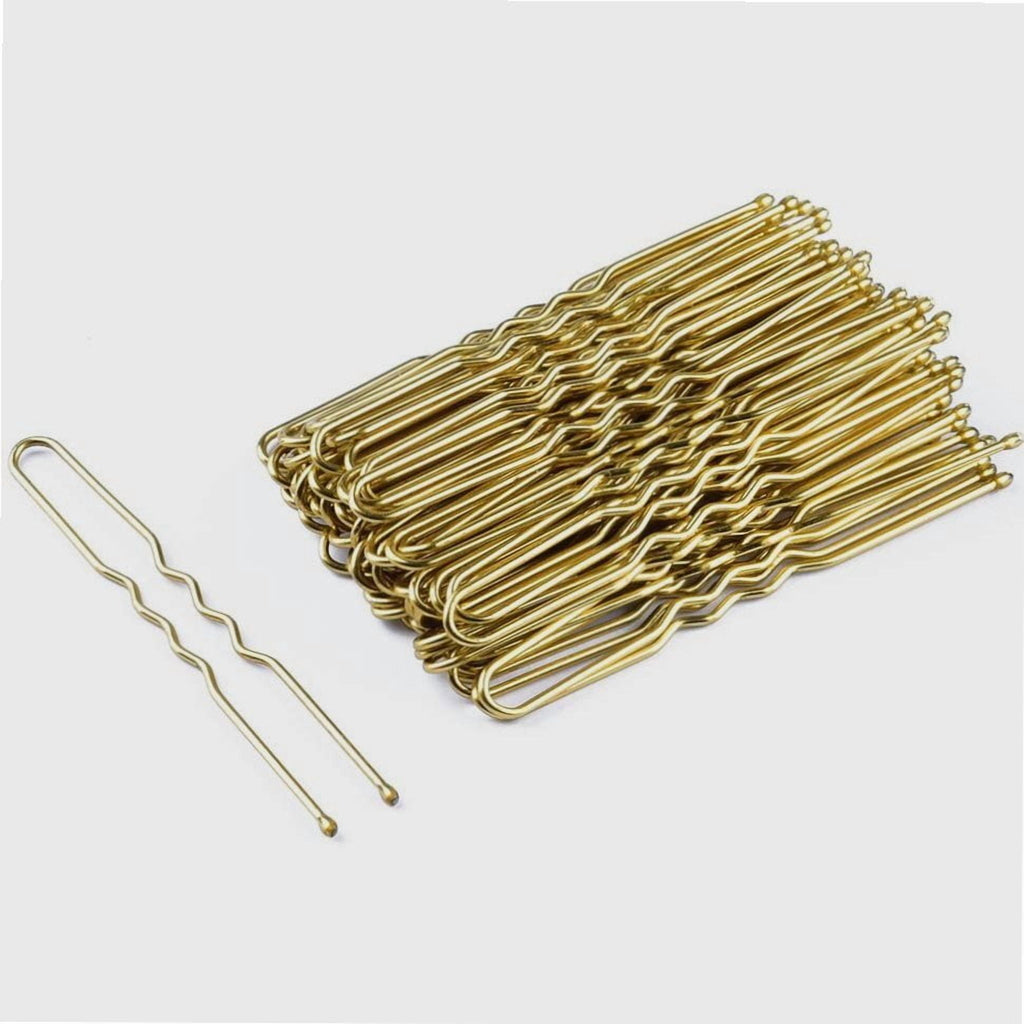 Blonde Bobby Pins, Blonde Hair Pins Bobby Pins Blonde Hair Pins for Buns Ballet Bun Pins for Women Girls with Box-80 count (2.4 inch)