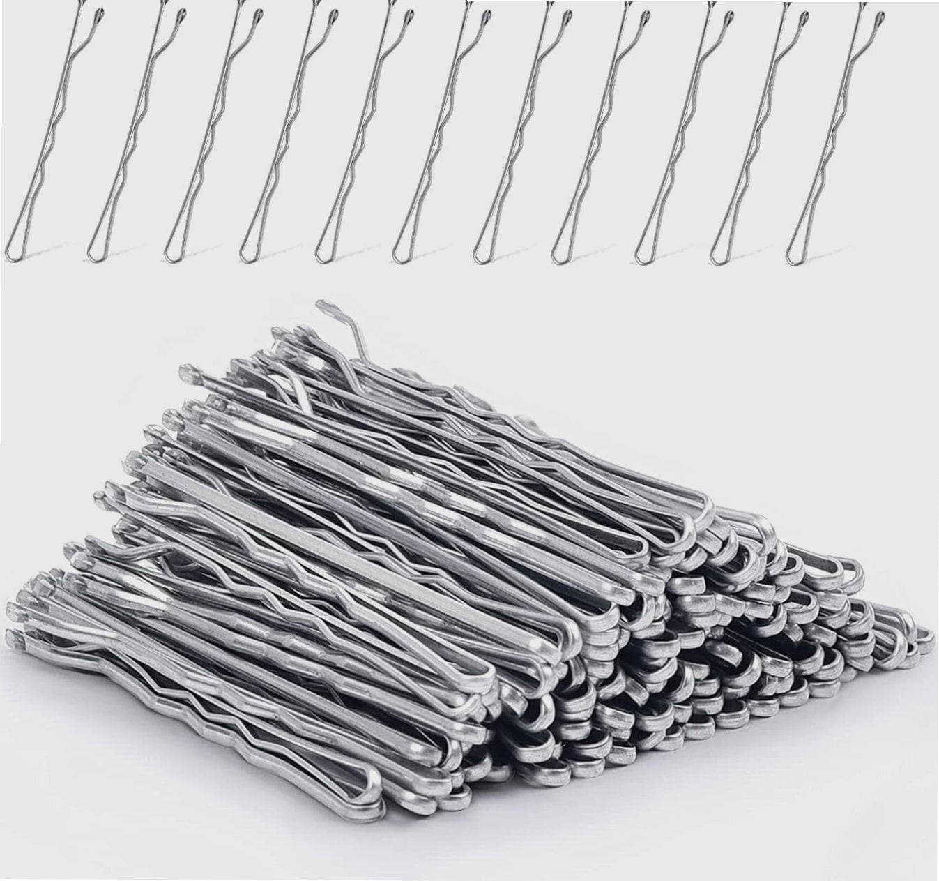 Bobby Pins, 120 Pcs Hair Grips Hair Pins for Women Fine Hair with BoxSilver,5 cm/2 Inches)