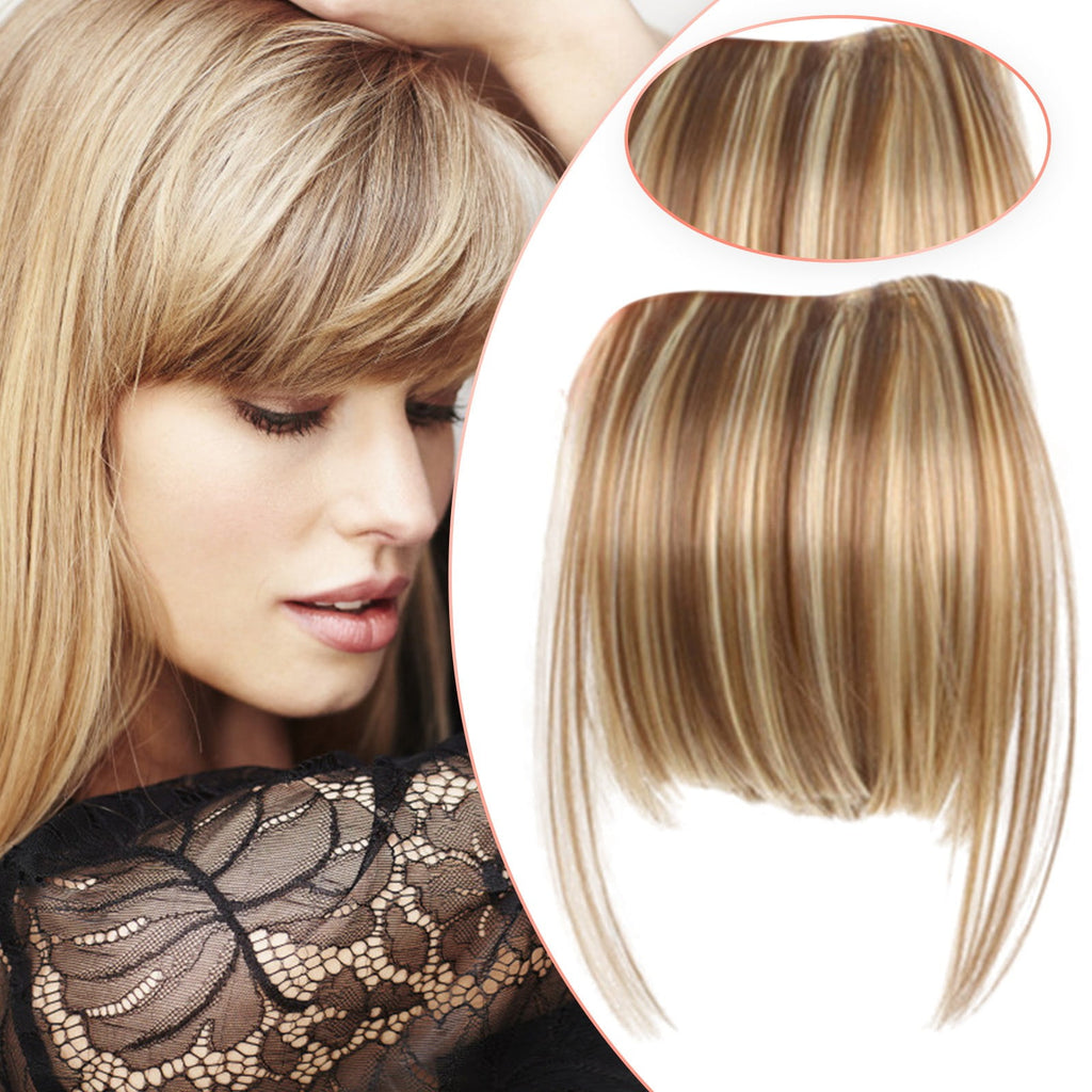 100% Hair Clip-in Bangs - Lady's Year-Round Fringe Extensions, Brand New