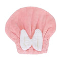 CSSJKYJ Super Absorbent Quick Drying Hair Towel Wrap,Soft Skin-Friendly Microfiber Material,Bow Knot Design Adds Elegance,Suitable for Hair