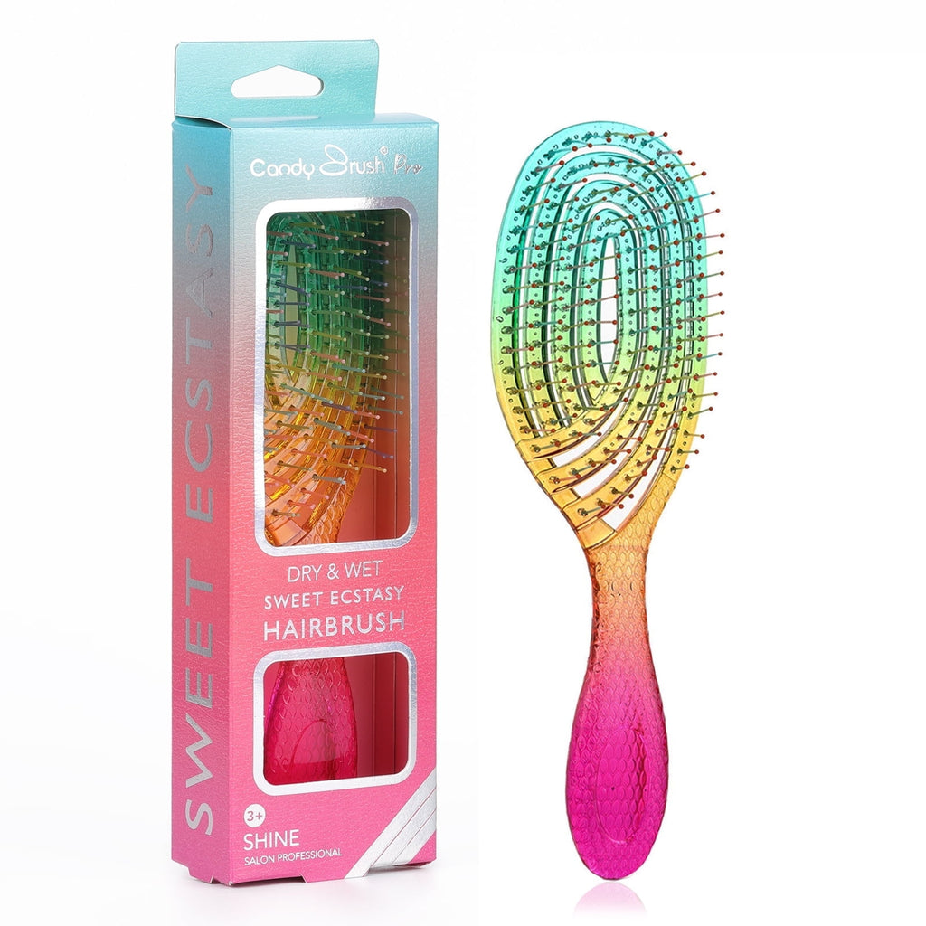 Hair for Wet or Dry Hair, Vented Design and Ultra Soft-Nylon Detangler Hair for All Hair Types, Colorful Wet Hair for...
