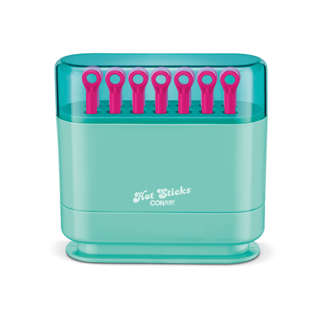 Silicone Hair Roller Set, 14 Clip-Free Rollers, 85-Second Heat-Up