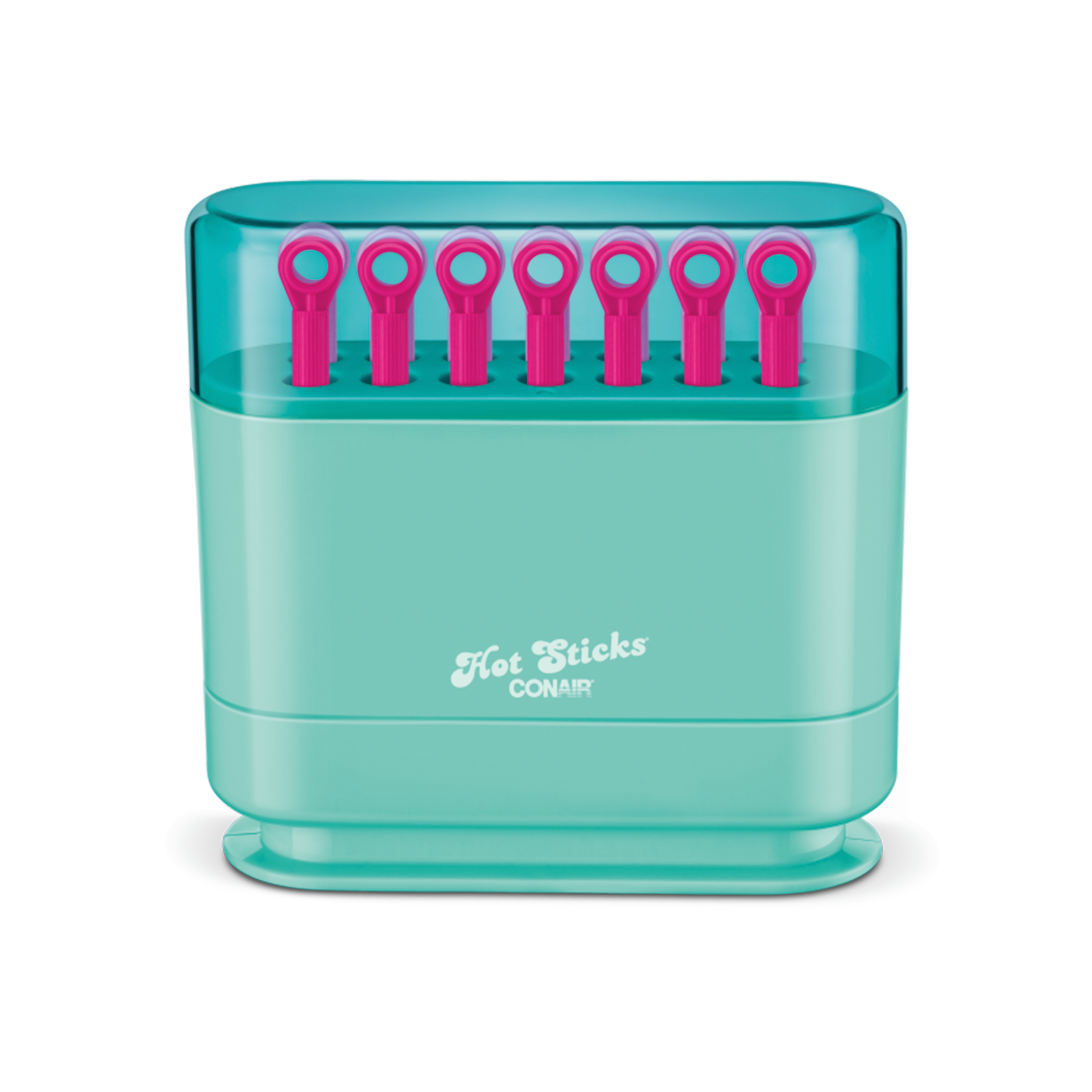Silicone Hair Roller Set, 14 Clip-Free Rollers, 85-Second Heat-Up