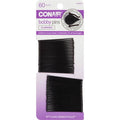 Curved Bobby Pins, Smooth Black, 60 Count