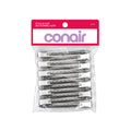 & Set Styling Clips, Silver Metal, 12 Count
