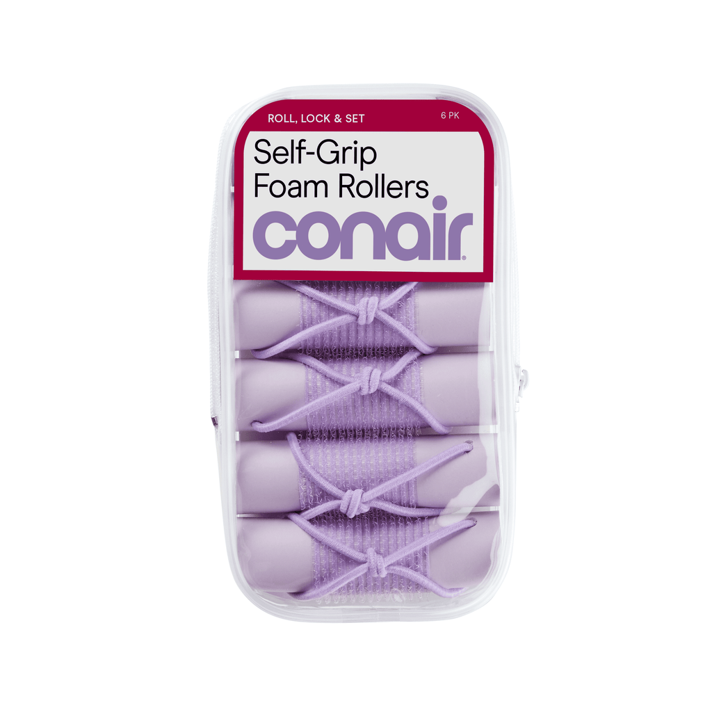 6-Pack Self-Grip Foam Rollers with Loop Closures