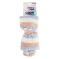 Striped Spa Headwrap with Bow for Face Washing and Beauty Routines