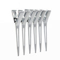 Cousin DIY 1.75 in Single Prong Metal Hair Clip, Bulk Pack of 33, Silver, Small, Adult