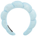 for Washing Face or Facial, for Women - Puffy Makeup for Face Washing, Mask, Skin Treatment (Blue)